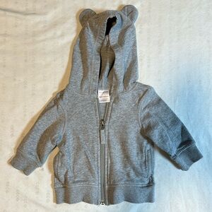 Hanna Andersson lightweight hoodie with bear ears! ❤️ 60 cm